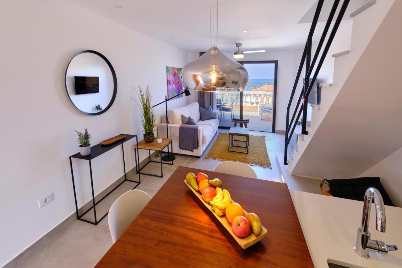 פלאייה דה לאס אמריקס Home2Book Modern Design Seaview Apt, Pool&Terrace מראה חיצוני תמונה